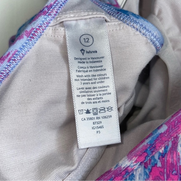 Ivivva Printed Tank w/ Built-in Bra - Picture 3 of 5